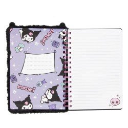 Sanrio cahier relié Kuromi Fluffy | 5056577758856
