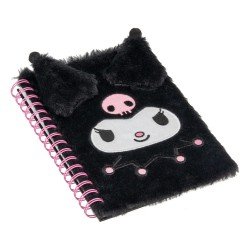 Sanrio cahier relié Kuromi Fluffy | 5056577758856