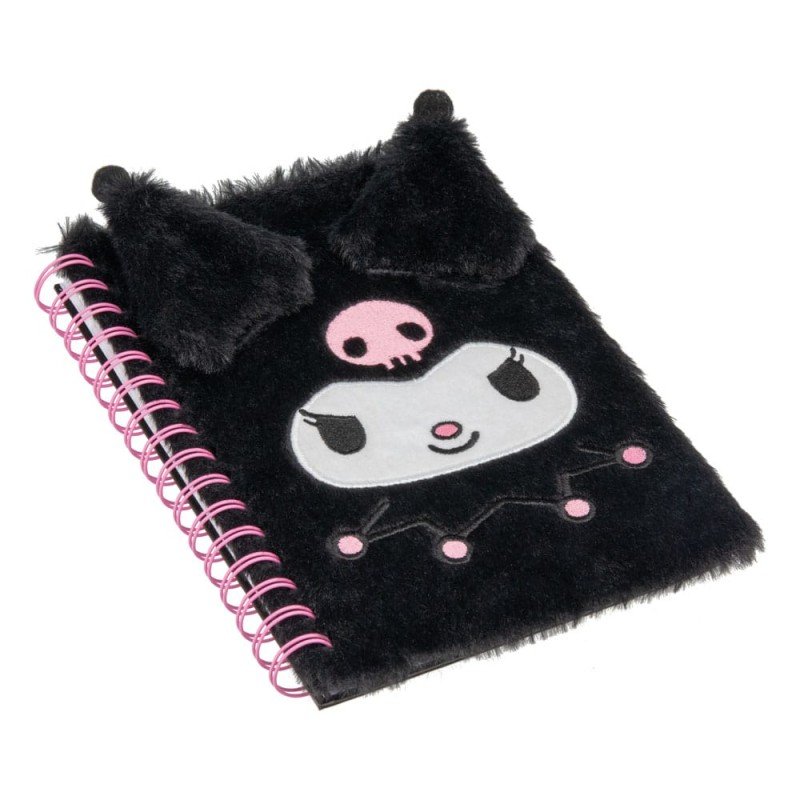 Sanrio cahier relié Kuromi Fluffy | 5056577758856
