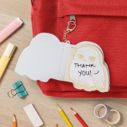 Harry Potter Keychain Hedwig fluffy Notepad | 5056577759990