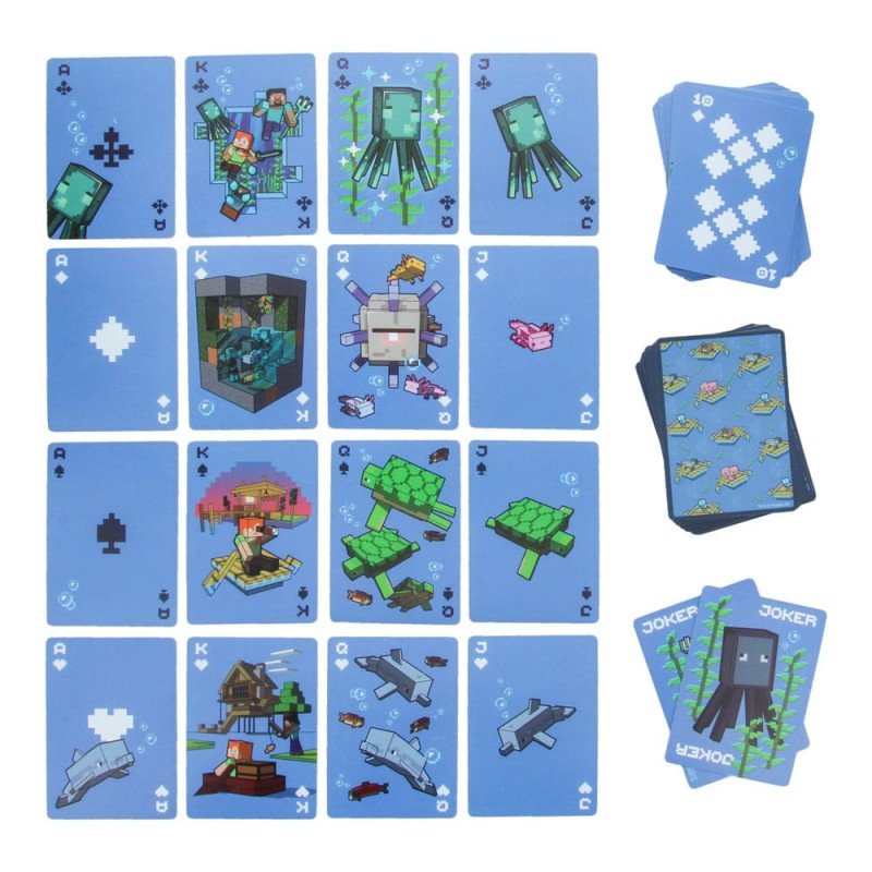 Minecraft jeu de cartes à jouer Waterproof | 5056577760712