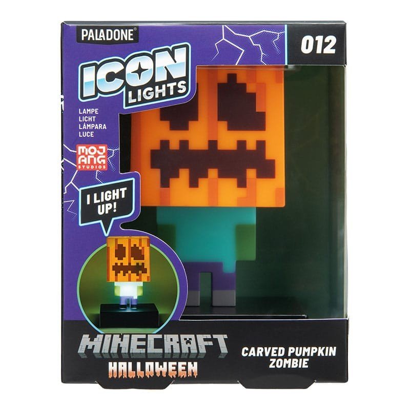 Minecraft lampe Icons Zombie Jack O Lantern 10 cm | 5056577765663