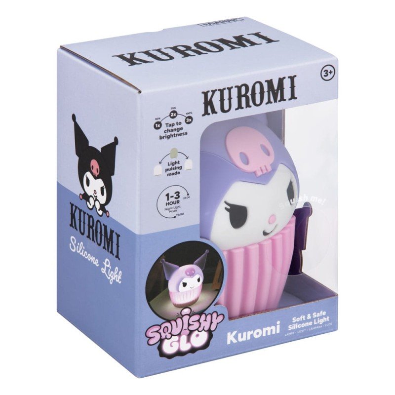 Sanrio lampe Squishy Glo Kuromi 15 cm | 5056577767803