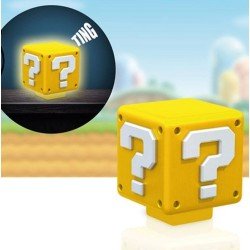 Super Mario veilleuse sonore Question Block 8 cm