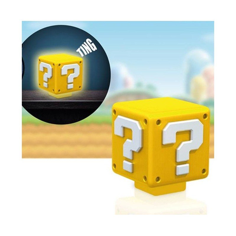 Super Mario veilleuse sonore Question Block 8 cm | 5055964707224