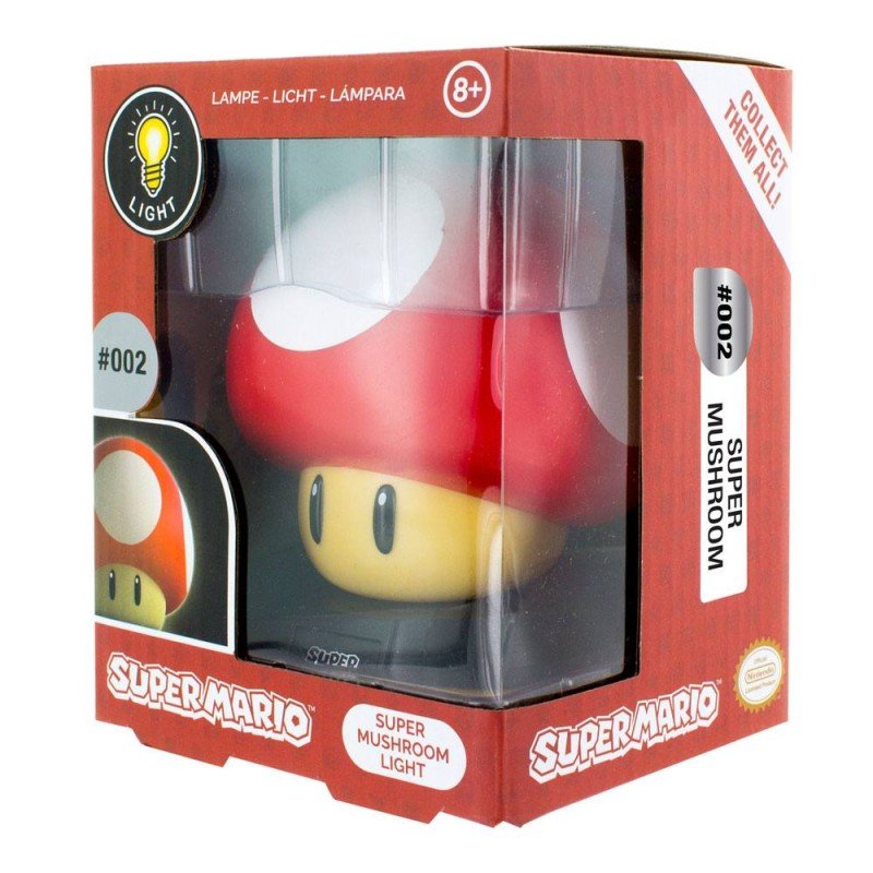 Super Mario 3D Light Mushroom 10 cm | 5055964717858