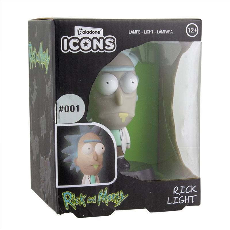 Rick & Morty veilleuse 3D Icon Rick 10 cm | 5055964724726