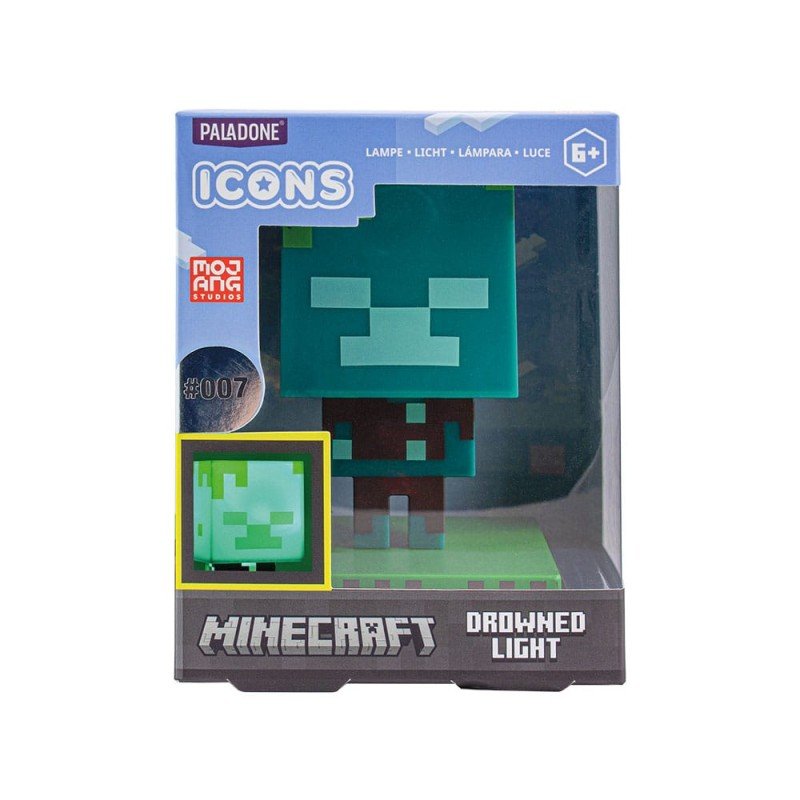 Minecraft veilleuse Icon Drowned Zombie | 5055964767341