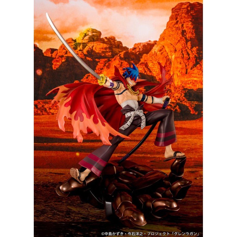 Tengen Toppa Gurren Lagann statuette PVC Kamina & Gurren 27 cm | 4582666823026