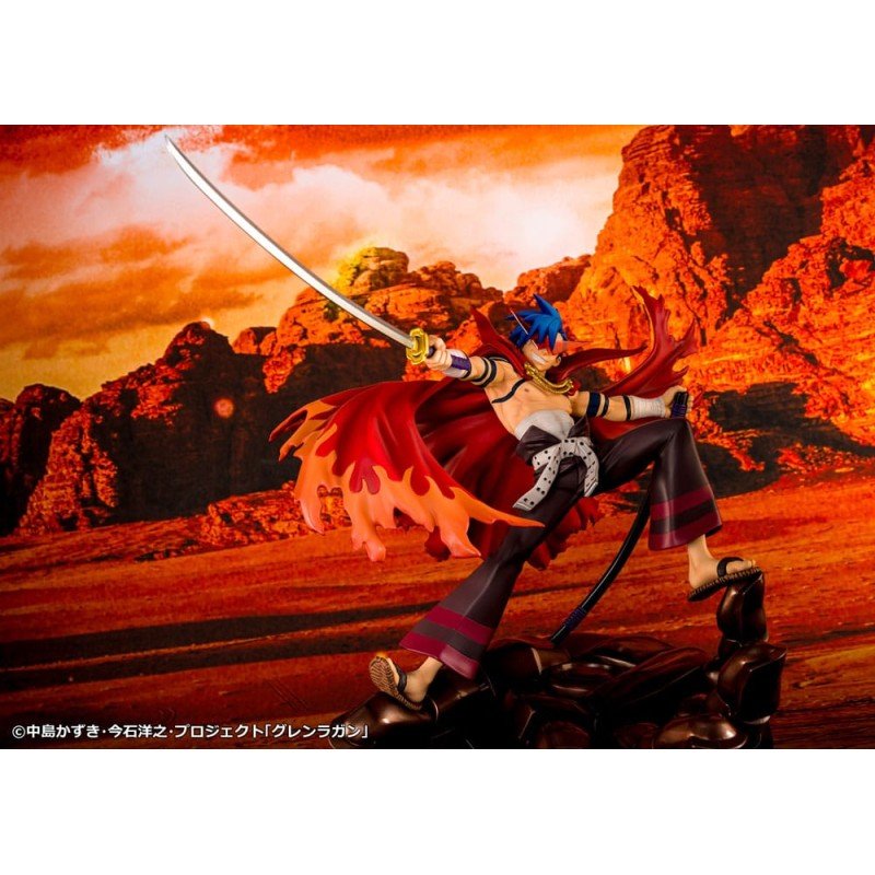 Tengen Toppa Gurren Lagann statuette PVC Kamina & Gurren 27 cm | 4582666823026