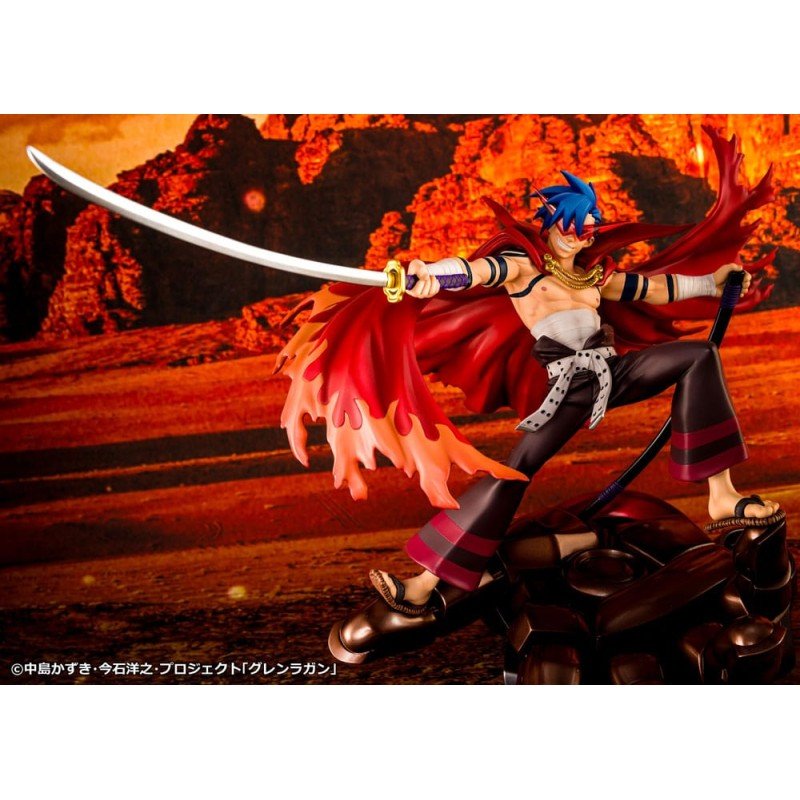 Tengen Toppa Gurren Lagann statuette PVC Kamina & Gurren 27 cm | 4582666823026