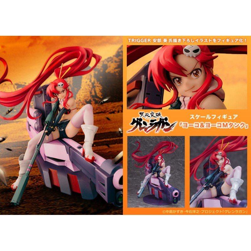 Tengen Toppa Gurren Lagann statuette PVC Yoko & Yoko M Ttank 25 cm | 4582666824764