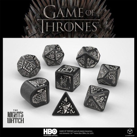 Game of Thrones Dice Set Night's Watch (8) | 5907699497751