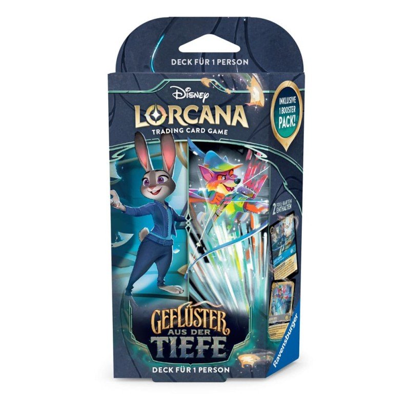 Disney Lorcana TCG Geflüster aus der Tiefe Starter Decks Display (8) *German Edition* | 4050368988065