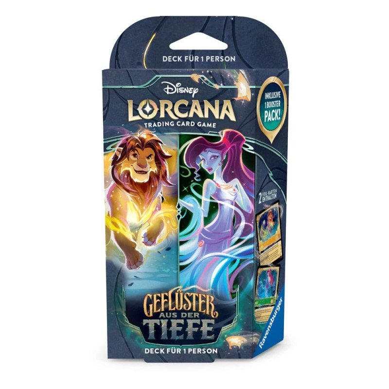 Disney Lorcana TCG Geflüster aus der Tiefe Starter Decks Display (8) *German Edition* | 4050368988065
