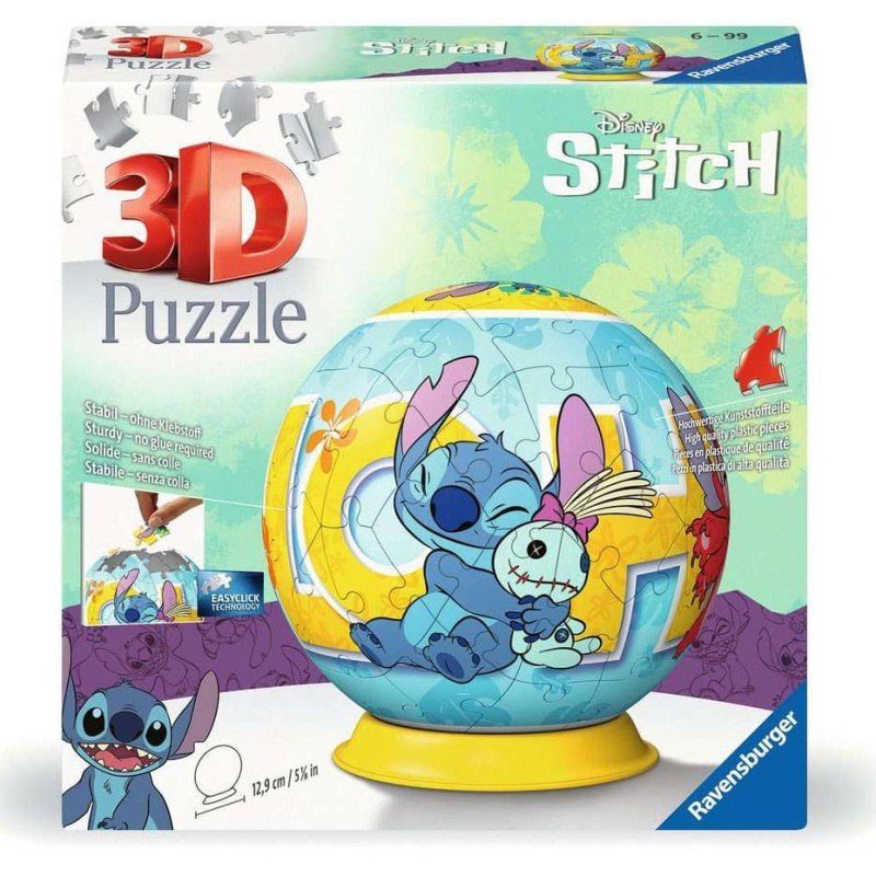 Disney Stitch 3D Puzzle Ball Stitch (73 pieces) | 4005556115969