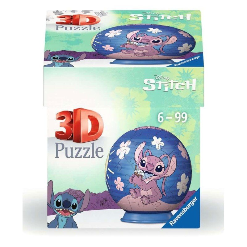 Disney Stitch puzzle 3D Puzzle-Ball Angel (55 pièces) | 4005556115983