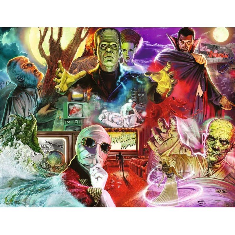 Universal Monsters puzzle (2000 pièces) | 4005555013419