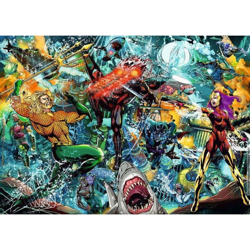DC Comics puzzle Aquaman (1000 pièces) | 4005555013464
