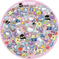 Hello Kitty and Friends puzzle rond (500 pièces)
