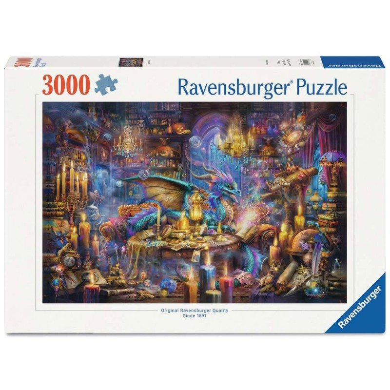 Ravensburger puzzle Dragon's Library (3000 pièces) | 4005555014188