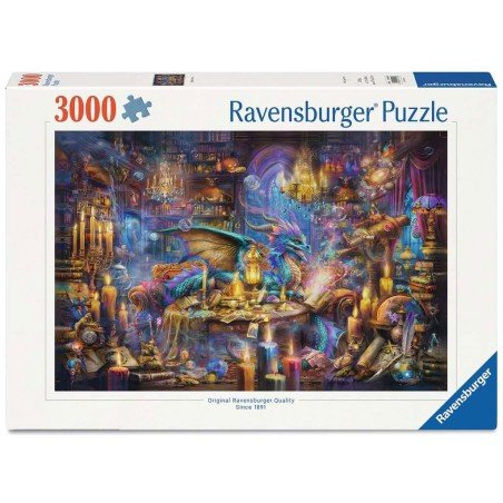 Ravensburger puzzle Dragon's Library (3000 pièces) | 4005555014188