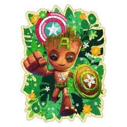 Marvel puzzle en bois WOODEN Groot (150 pièces) | 4005555014591