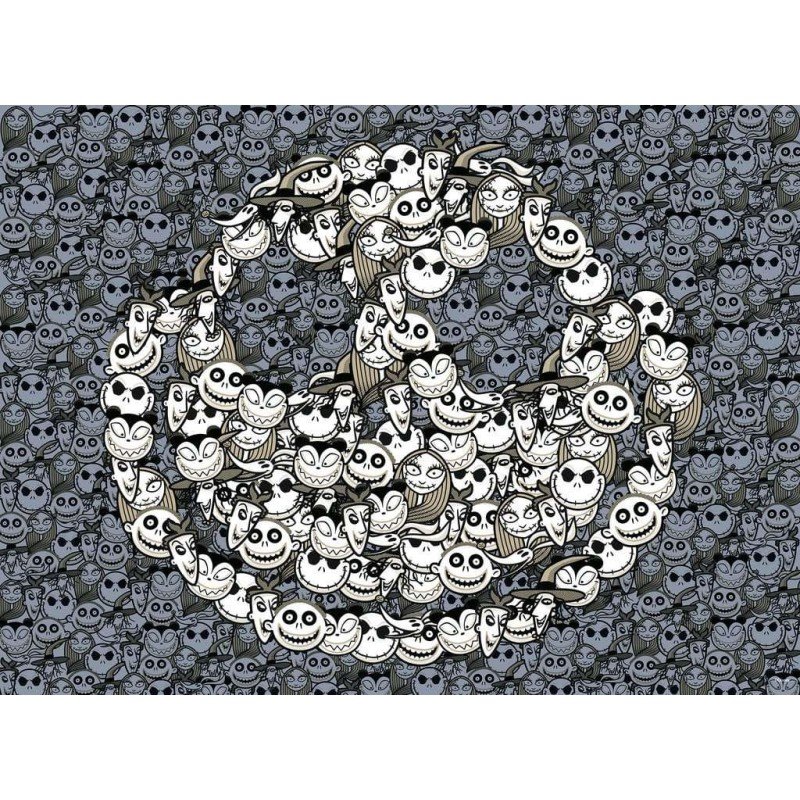The Nightmare Before Christmas Challenge Jigsaw Puzzle King of Fright (500 pieces) | 4005555015017