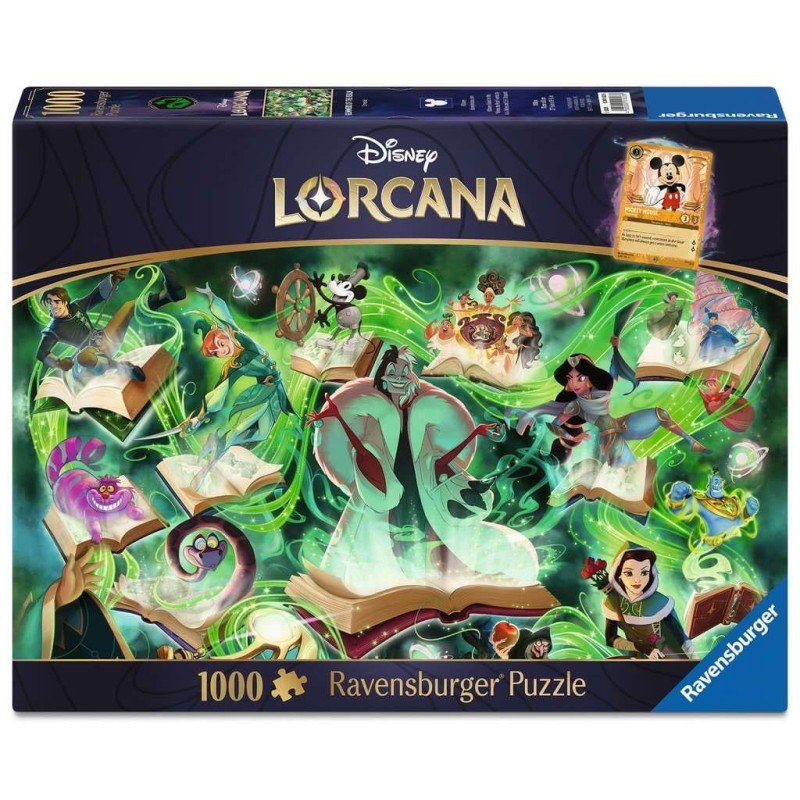 Disney Lorcana Jigsaw Puzzle Glimmers of the Realm: Emerald (1000 pieces) | 4005555016236