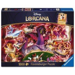 Disney Lorcana puzzle Glimmers of the Realm: Ruby (1000 pièces)