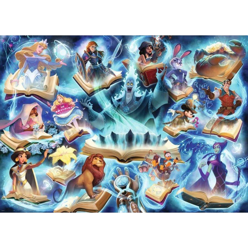 Disney Lorcana Jigsaw Puzzle Glimmers of the Realm: Sapphire (1000 pieces) | 4005555016250