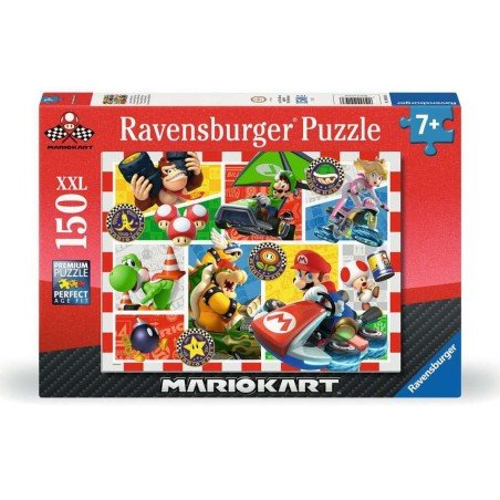 Super Mario puzzle pour enfants XXL Fun with Mario Kart (150 pièces) | 4005555041436
