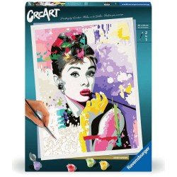 Audrey Hepburn set de peinture par numéros CreArt 30 x 40 cm | 4005556255269