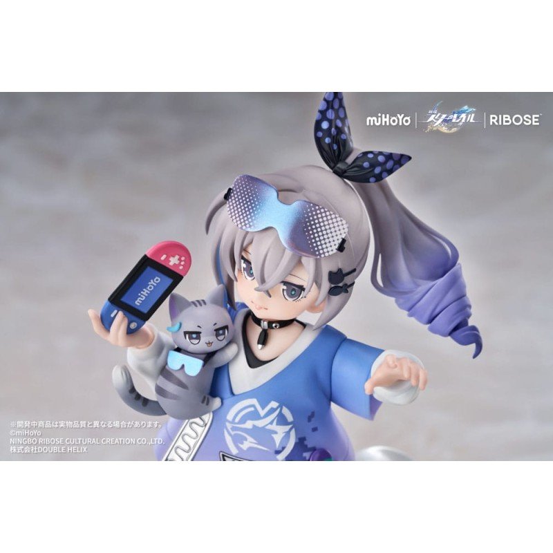 Honkai: Star Rail statuette PVC Rise Up Little Cat Series Silver Wolf Ver. 19 cm | 6942421153535