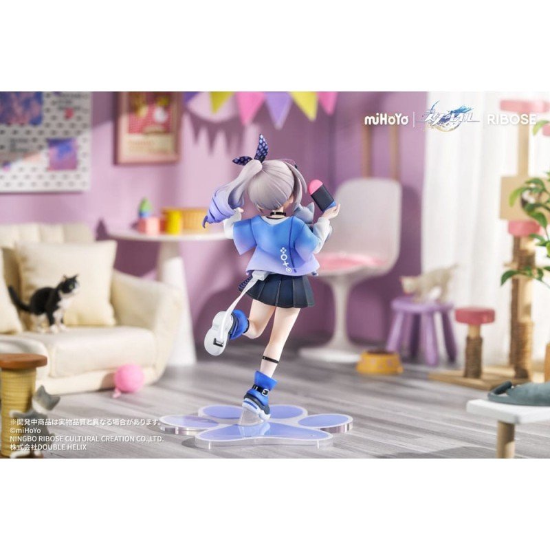 Honkai: Star Rail statuette PVC Rise Up Little Cat Series Silver Wolf Ver. 19 cm | 6942421153535