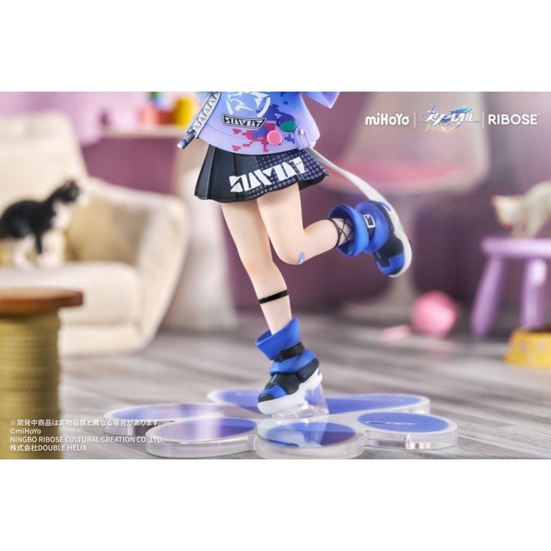 Honkai: Star Rail statuette PVC Rise Up Little Cat Series Silver Wolf Ver. 19 cm | 6942421153535