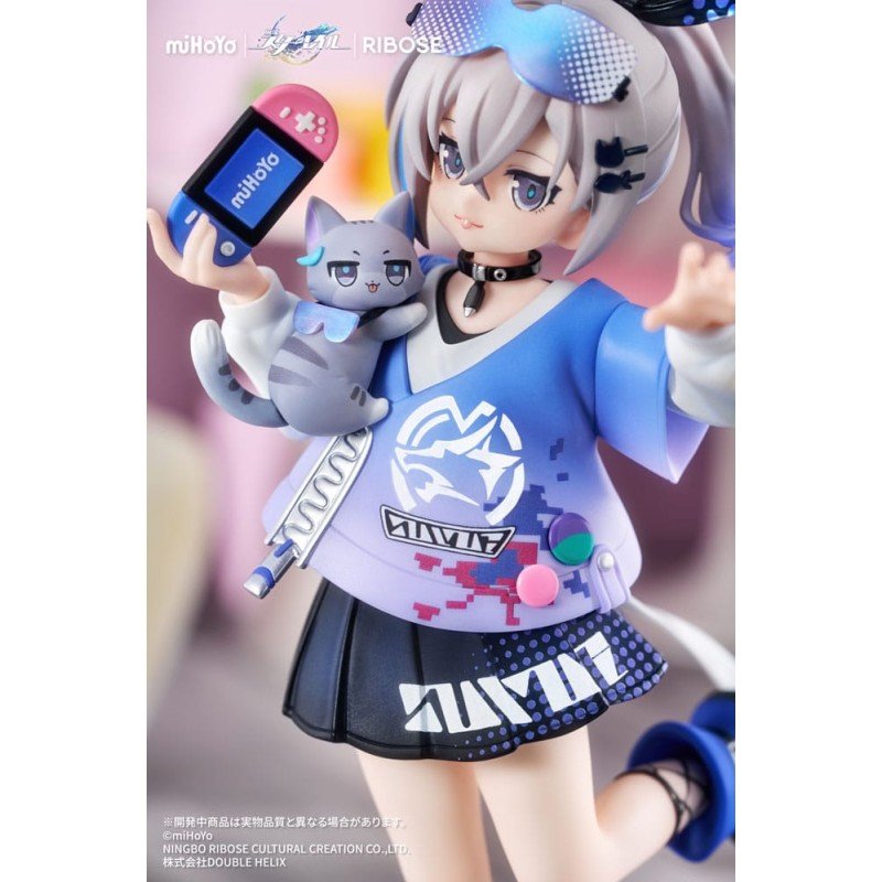 Honkai: Star Rail statuette PVC Rise Up Little Cat Series Silver Wolf Ver. 19 cm | 6942421153535