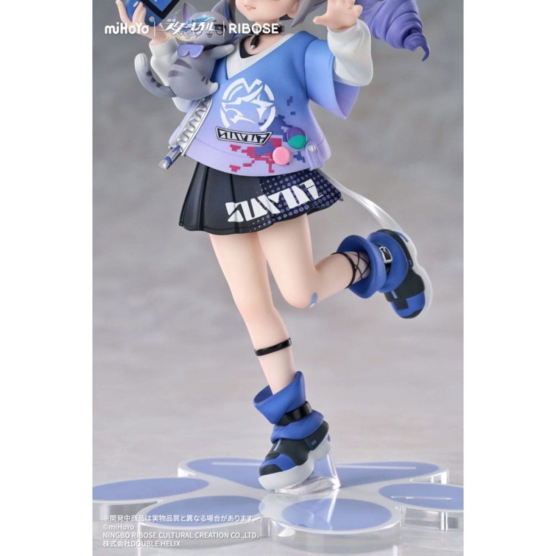 Honkai: Star Rail statuette PVC Rise Up Little Cat Series Silver Wolf Ver. 19 cm | 6942421153535