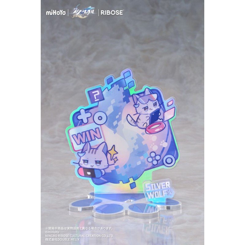 Honkai: Star Rail statuette PVC Rise Up Little Cat Series Silver Wolf Ver. 19 cm | 6942421153535