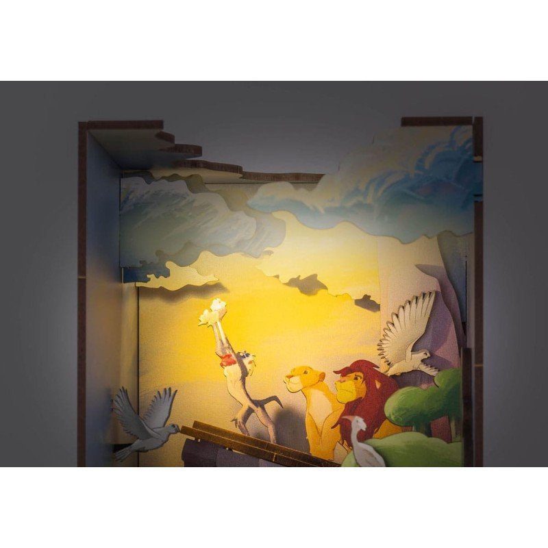 Disney maquette Book Nook Tiny Adventures Le Roi lion 23 cm