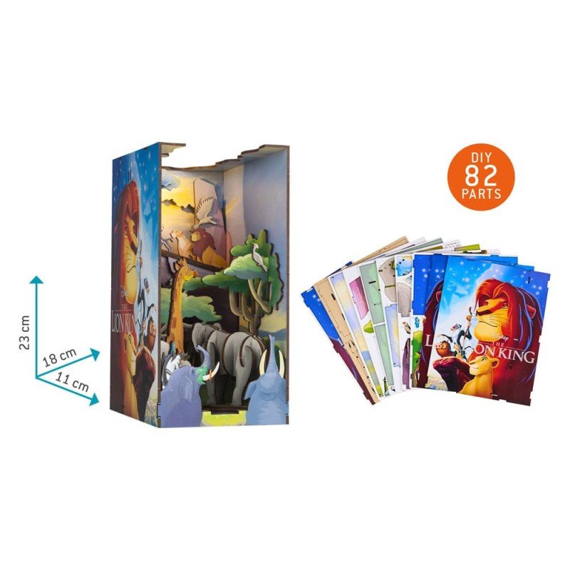 Disney maquette Book Nook Tiny Adventures Le Roi lion 23 cm