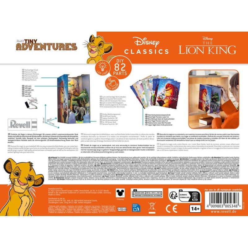 Disney Tiny Adventures Book Nook Mini Diorama The Lion King 23 cm