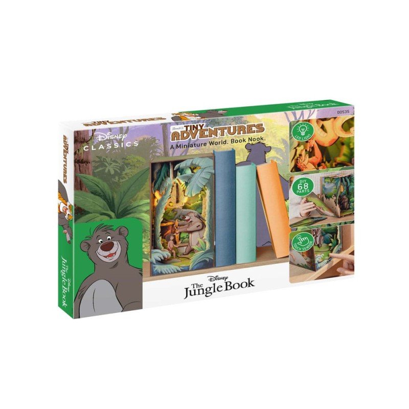 Disney maquette Book Nook Tiny Adventures Le Livre de la jungle 23 cm