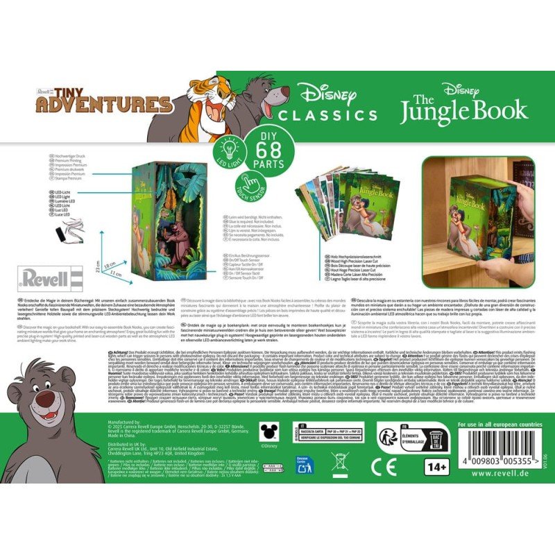 Disney maquette Book Nook Tiny Adventures Le Livre de la jungle 23 cm