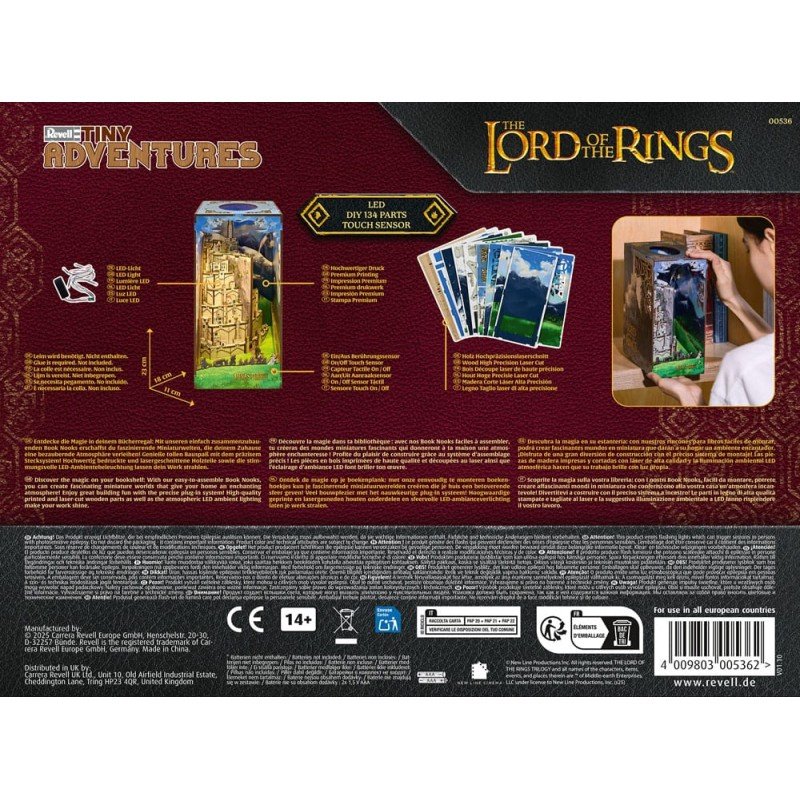 Le Seigneur des anneaux maquette Book Nook Tiny Adventures Minas Tirith 23 cm | 4043529005367