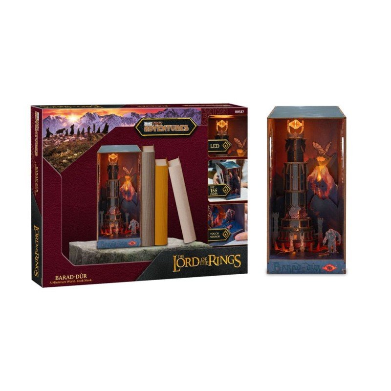 Le Seigneur des anneaux maquette Book Nook Tiny Adventures Barad-Dûr 23 cm