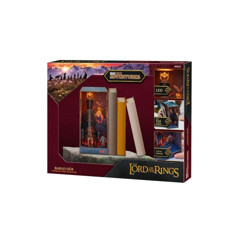 Le Seigneur des anneaux maquette Book Nook Tiny Adventures Barad-Dûr 23 cm
