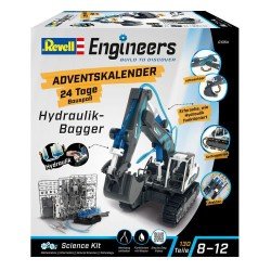 Revell Engineers calendrier de l´avent Kit de modèles réduits de pelles hydrauliques | 4009803010540