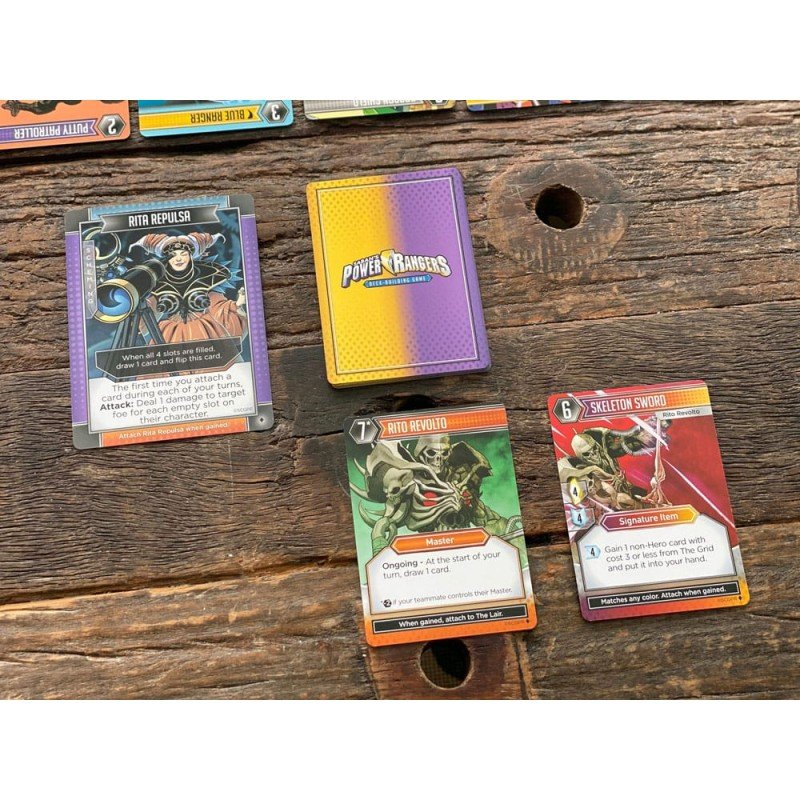 Power Rangers Jeu de cartes Deck-Building *ANGLAIS* | 0810011721951