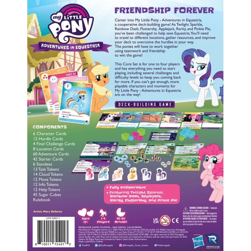 Mon Petit Poney Jeu de cartes Deck-Building Adventures in Equestria *ANGLAIS* | 0810011724013